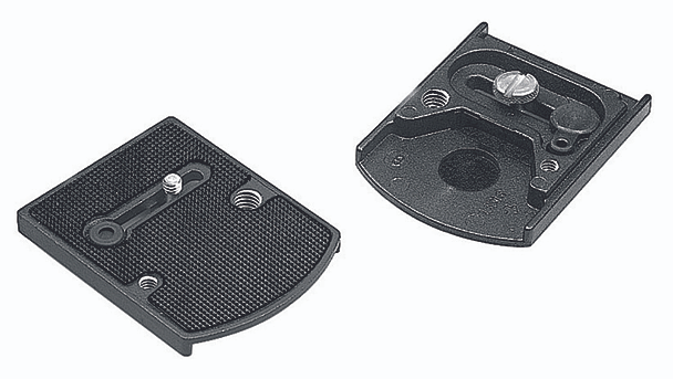 Schnellwechselplatte mit 1/4" und 3/8" Schraube