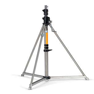 Super Wind-Up Lampenstativ, silber