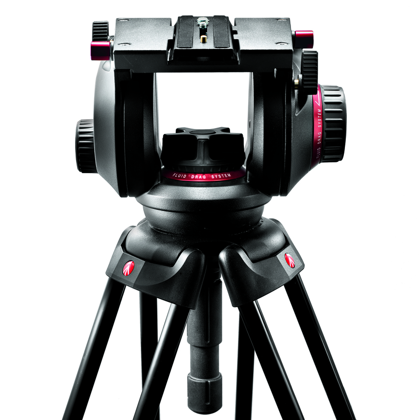 Pro Fluid-Video-Neiger mit Gleitplatte