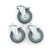 WHEEL SET 200 MM W/BRAKES
