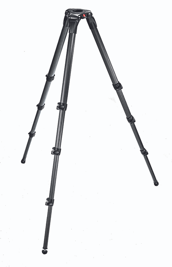MPRO Carbon Videostativ mit 75mm Halbschale, 4 Segmente