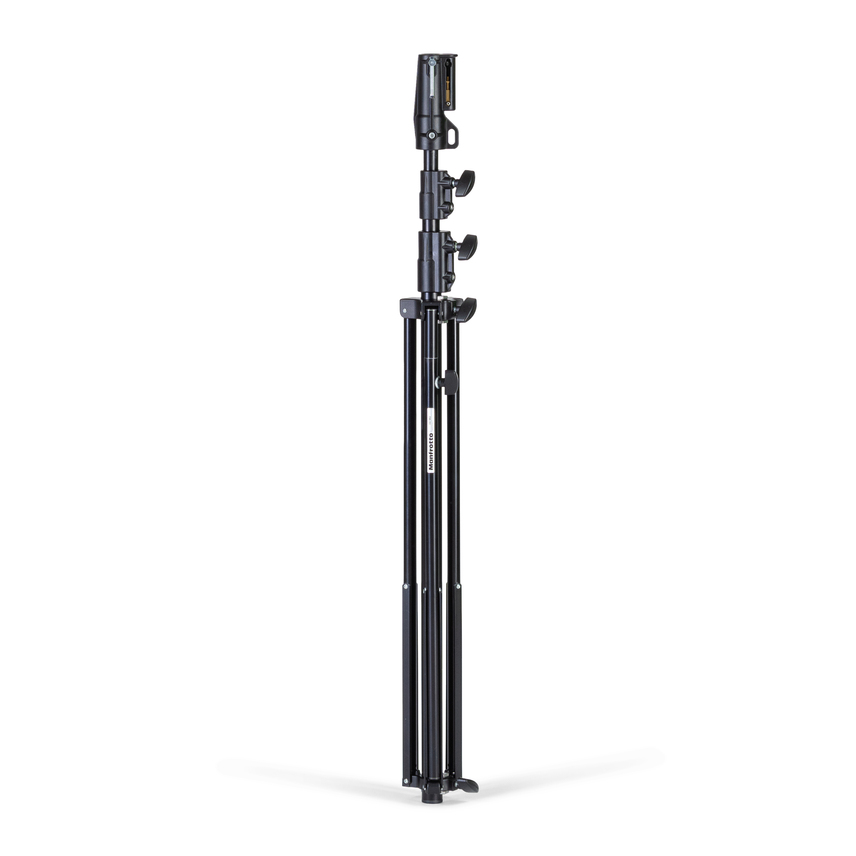 Senior Aluminium Lampenstativ schwarz