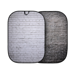Urban Collapsible 1,5x2,1m Painted White/Industrl Grey Brick