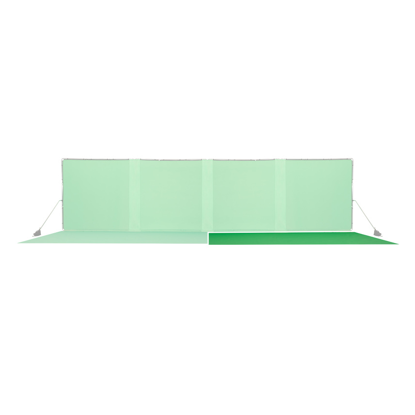 Vinyl Hintergrund / Boden 2.75m x 6m Chromakey Grün