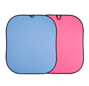 Falthintergrund 1,8x2,15m Blau/Pink