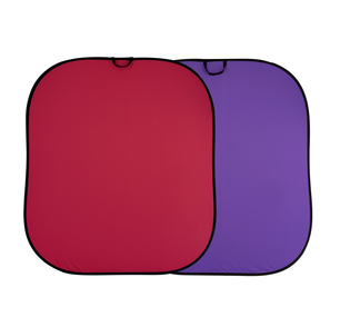 Falthintergrund 1,8x2,15m Rot/Lila