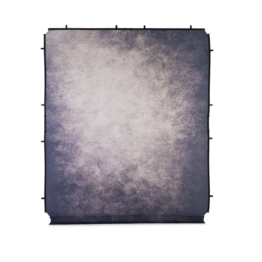 EzyFrame Vintage Hintergrundbespannung, 2 x 2,3 m, Rauch