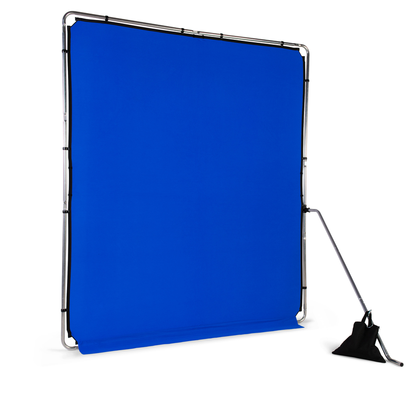 EzyFrame Hintergrund 2 m x 2,3 m Chromakey Blau