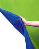 Chromakey Textilhintergrund Grün/Blau 300x700cm mit Schlaufe