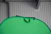 Umkehrbarer Hintergrund 1,8 x 2,1 m Chromakey Blau/Grün