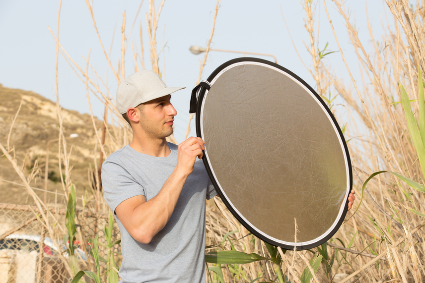 Rundreflektor Sunlite/Soft Silber 75cm