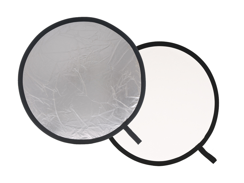 Rundreflektor Silber/Weiß 75cm