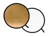 Rundreflektor Gold/Weiß 75cm