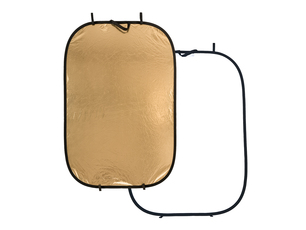 Faltreflektor Gold/Weiß 180x125cm