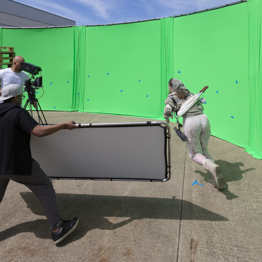StudioLink Chroma Key Greenscreen-Kit, 3 x 3 m