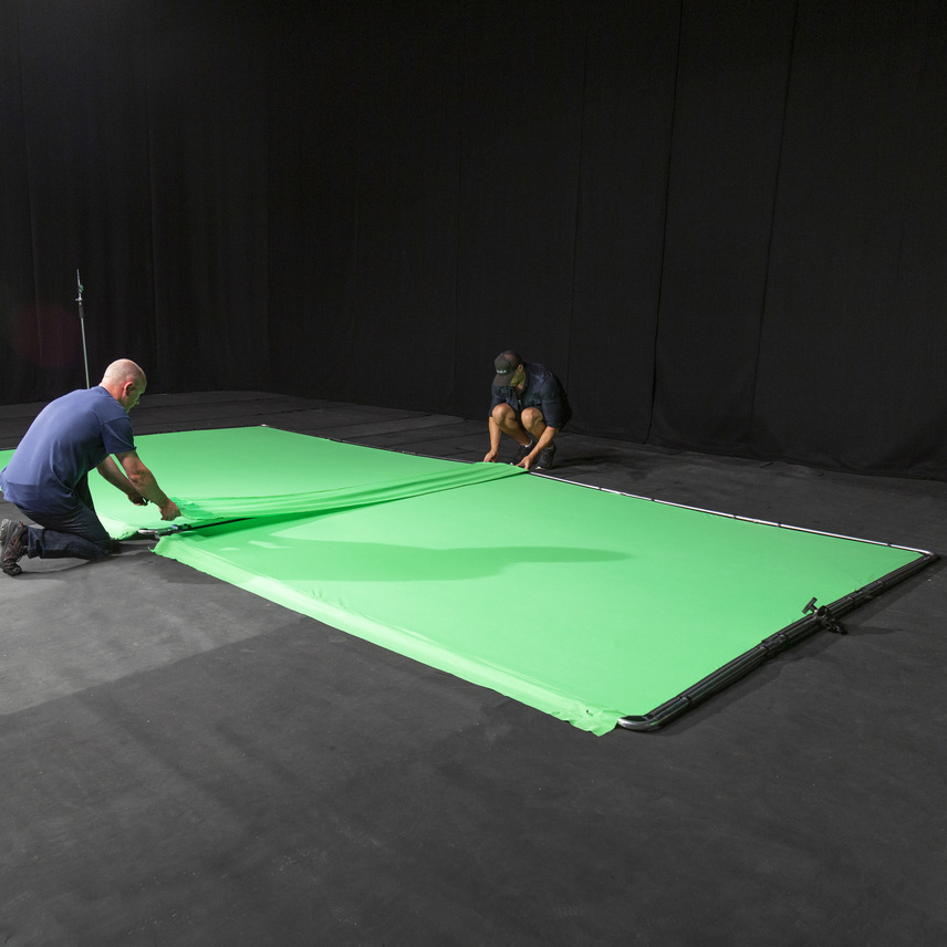 StudioLink Chroma Key Bluescreen-Bespannung, 3 x 3 m
