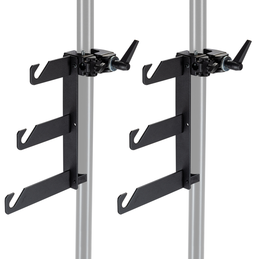 3-fach-Hintergrundhaken mit Super Clamp (2 Stück)