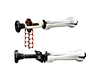 Expan Set Hintergrund Halterung + Metallkette, rot