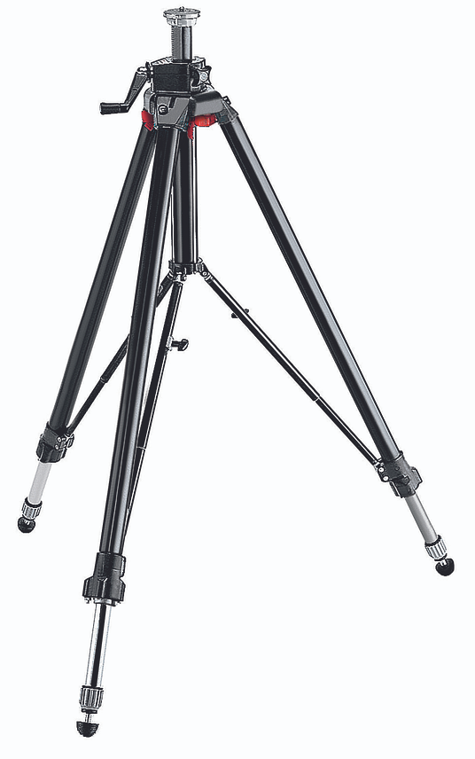 Triaut Alu Stativ mit Mittelspinne, schwarz