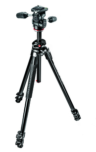 290 Dual Alu Stativ mit 3-Wege-Neiger, 3 Segmente