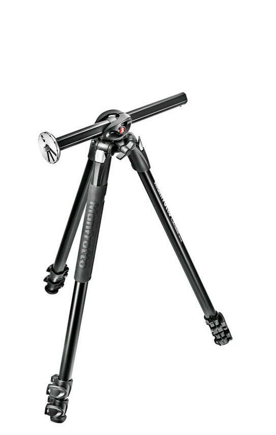 290 Dual Alu Stativ mit 3-Wege-Neiger, 3 Segmente