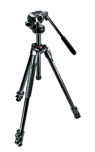 290 Xtra Alu QPL Stativ mit Fluid-Kopf, 3 Segmente