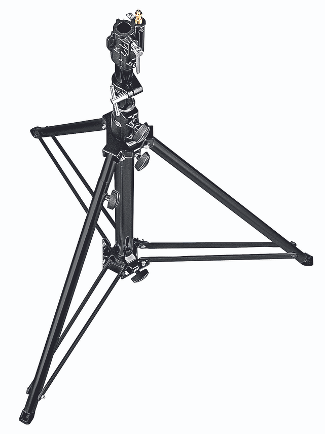 Aluminium Verfolgerstativ, schwarz