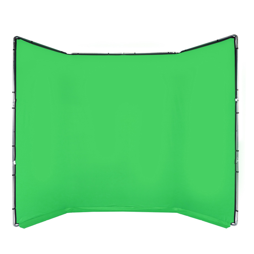 Hintergrund-Kit Manfrotto Chroma Key FX 4 x 2,9 m, Grün