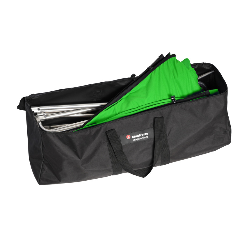 Hintergrund-Kit Manfrotto Chroma Key FX 4 x 2,9 m, Grün