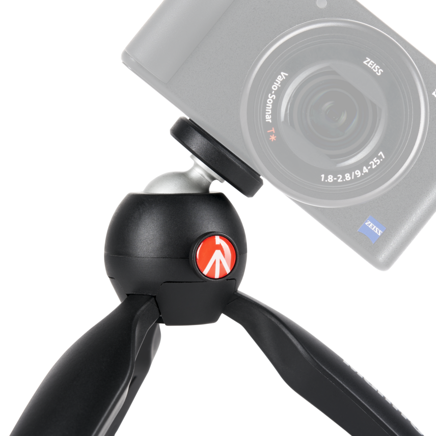 PIXI Mini-Stativ, schwarz (Hergestellt in Italien)