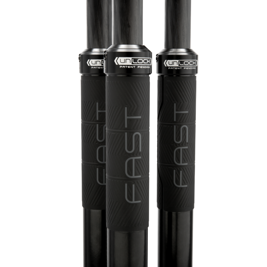 Fluid-Videokopf 504X mit Carbon-Einzelrohrstativ 635 Fast
