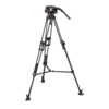 Videokopf Manfrotto 509 Pro mit Stativ 645 Fast Twin Alu