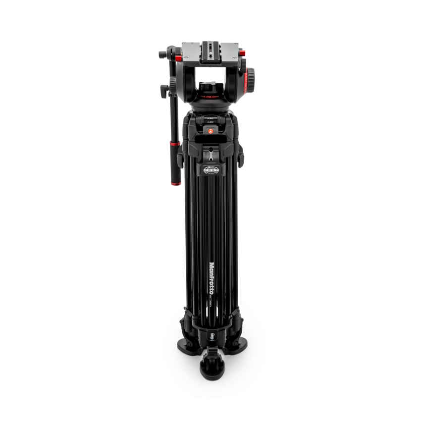 Videokopf Manfrotto 509 Pro mit Stativ 645 Fast Twin Alu