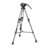 Videokopf Manfrotto 509 mit Stativ 645 Fast Twin Carbon