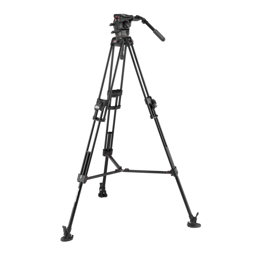 Videokopf Manfrotto 526 Pro mit Stativ 645 Fast Twin Alu