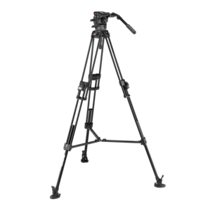 Videokopf Manfrotto 526 Pro mit Stativ 645 Fast Twin Alu