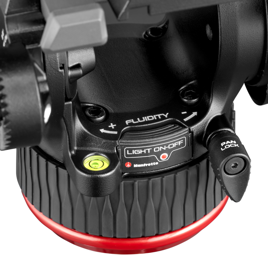Fluid-Videokopf 504X mit flacher Basis