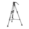 Videokopf Manfrotto 526 mit Stativ 645 Fast Twin Carbon