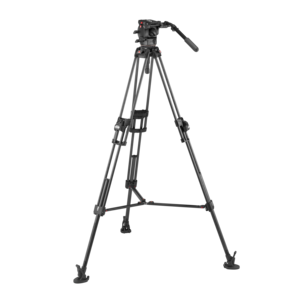 Videokopf Manfrotto 526 mit Stativ 645 Fast Twin Carbon