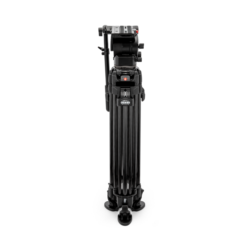 Videokopf Manfrotto 526 mit Stativ 645 Fast Twin Carbon