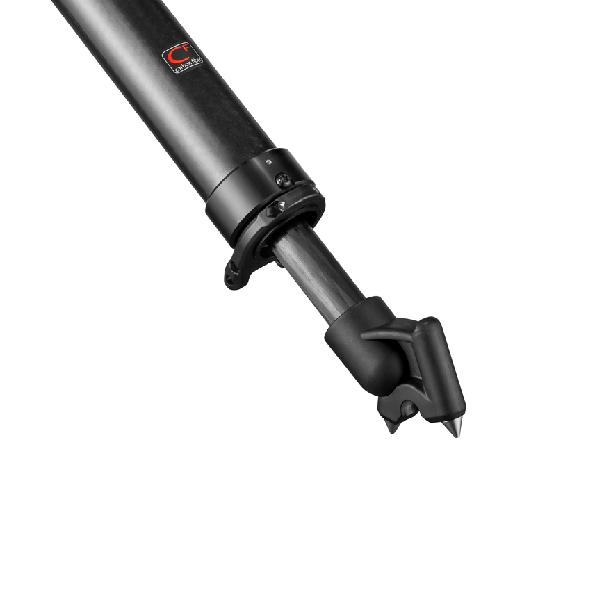 Nitrotech 608 und Carbon-Stativ 635 mit Schnellverstellung