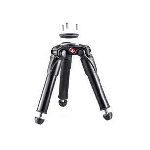 Alu Video-Ministativ HI-HAT mit 75-60 mm Halbschale