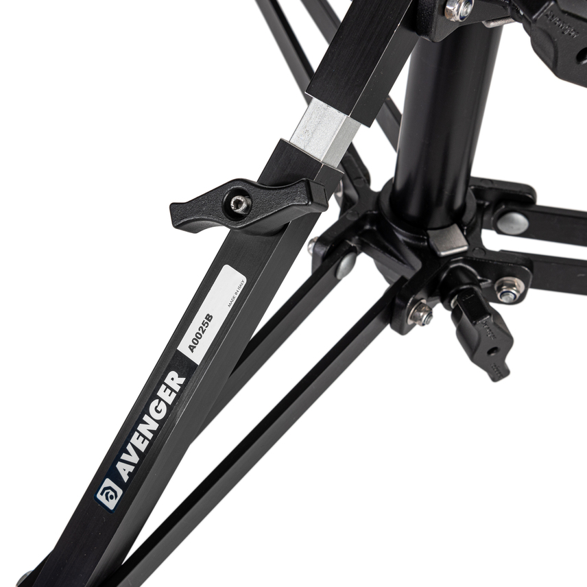 Avenger Baby Stativ 25 Schwarz 250 cm Alu Doppelsteigrohr
