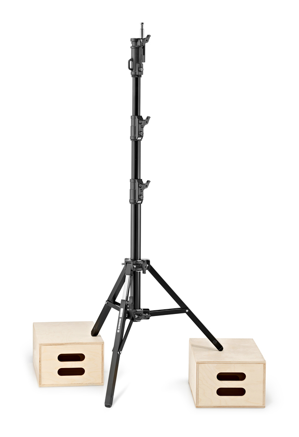 Avenger Combo Stativ 20 Schwarz 200 cm Alu Doppelsteigrohr