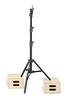Avenger Combo Stativ 20 Schwarz 200 cm Alu Doppelsteigrohr