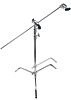 Avenger C-Stativ Schiebebein 40" CS 3,3m Kit