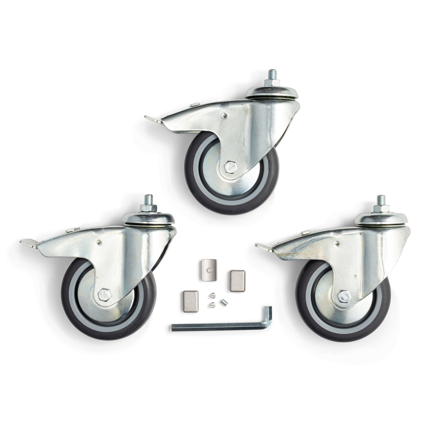Rollen 3er-Set Ø100 mm mit Bremsen