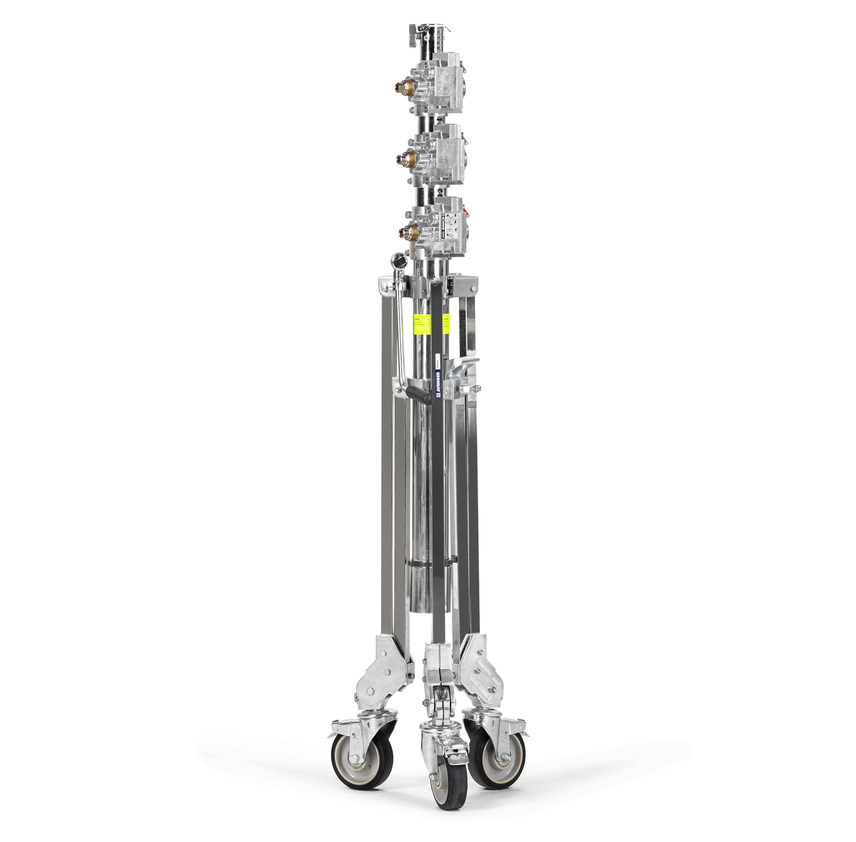 Avenger Strato Safe Crank-Up Stativ Harte Rollen, bremsbar