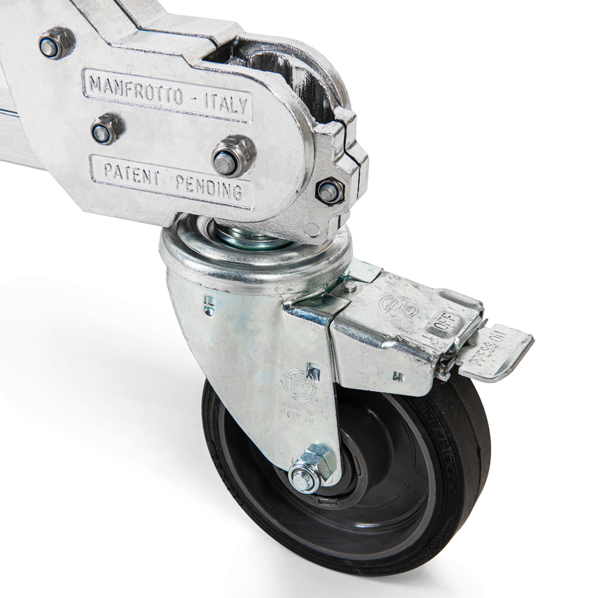 Avenger Strato Safe Crank-Up Stativ Harte Rollen, bremsbar