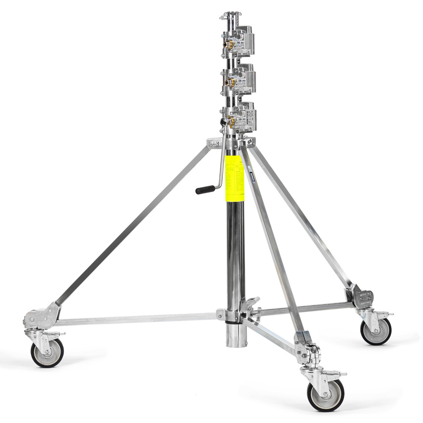 Avenger Strato Safe Crank-Up Stativ 2R mit harten Rollen